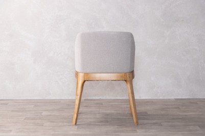 calais carver chair light grey back view